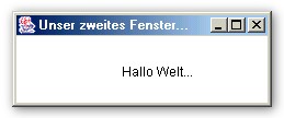 Fenster mit Text